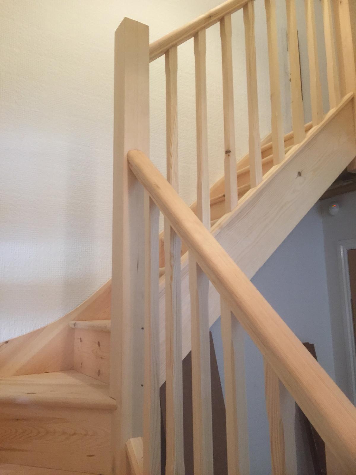 Softwood staircase