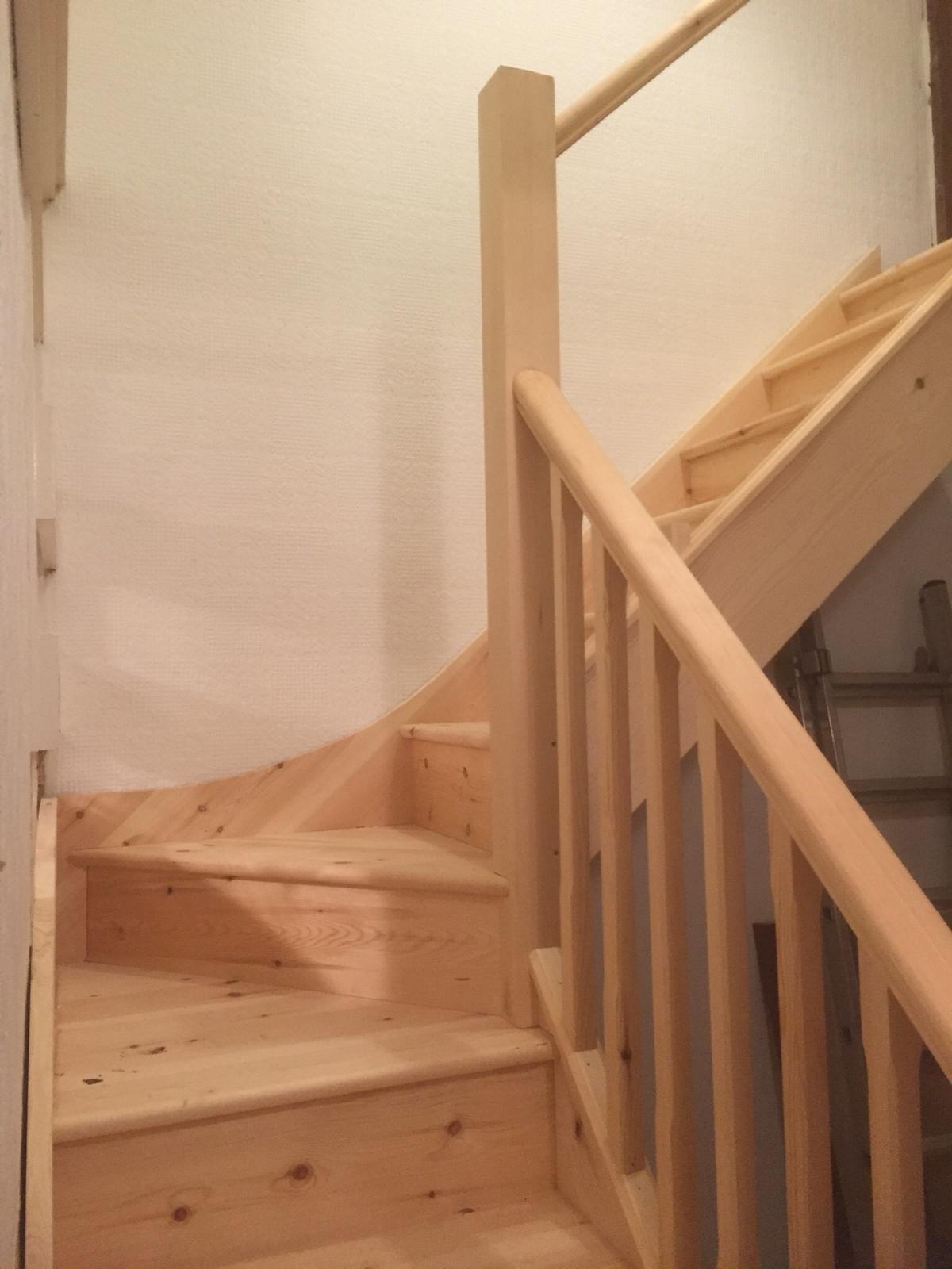Softwood staircase