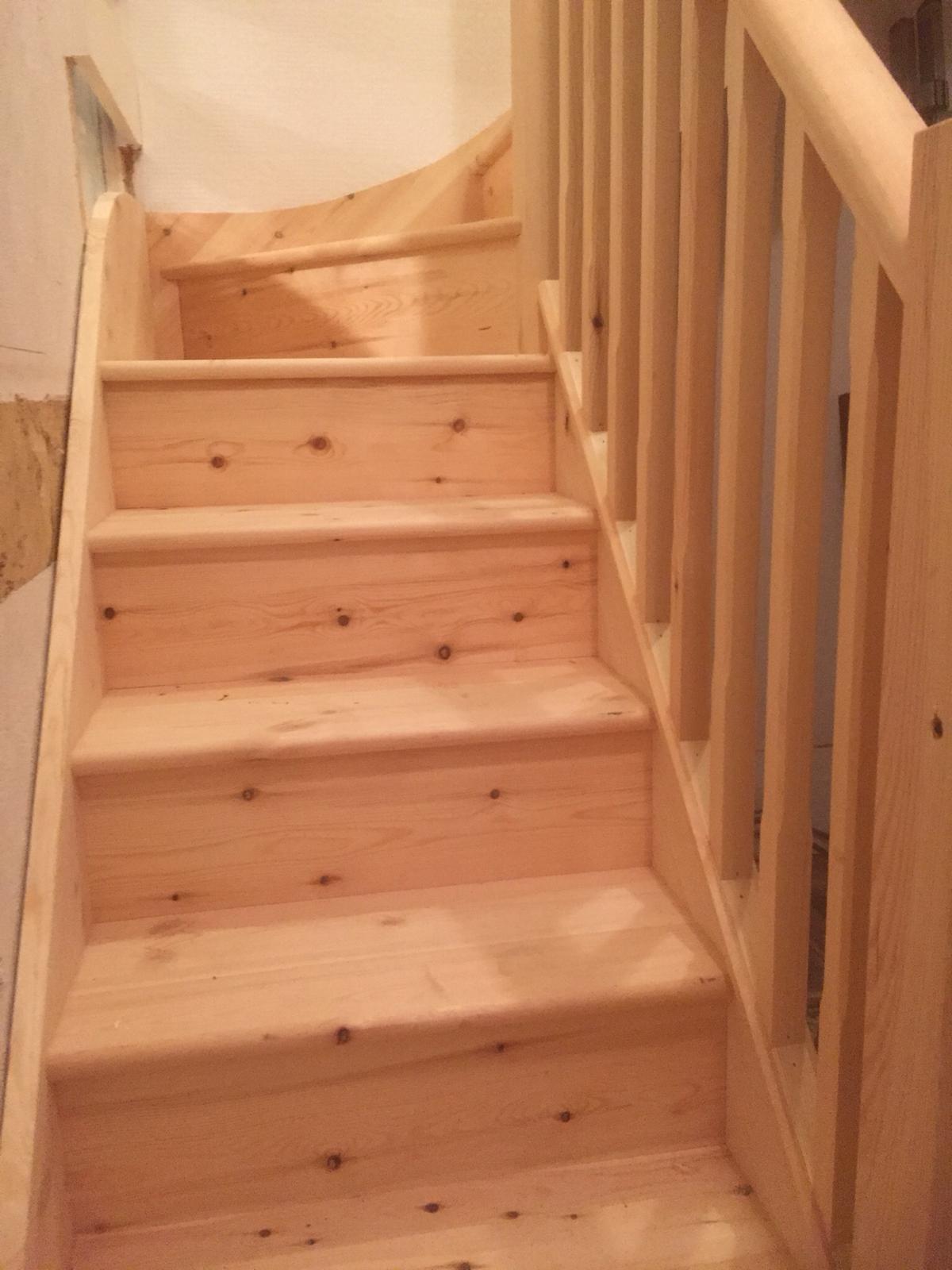 Softwood staircase