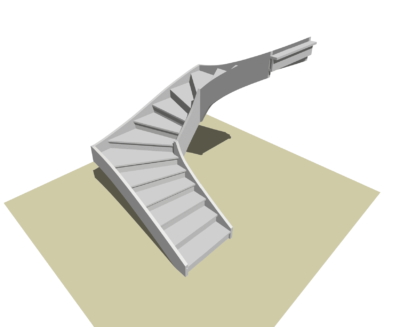 Half Turn staircase