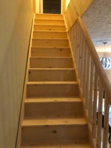 Softwood Straight Flight Staircase 3