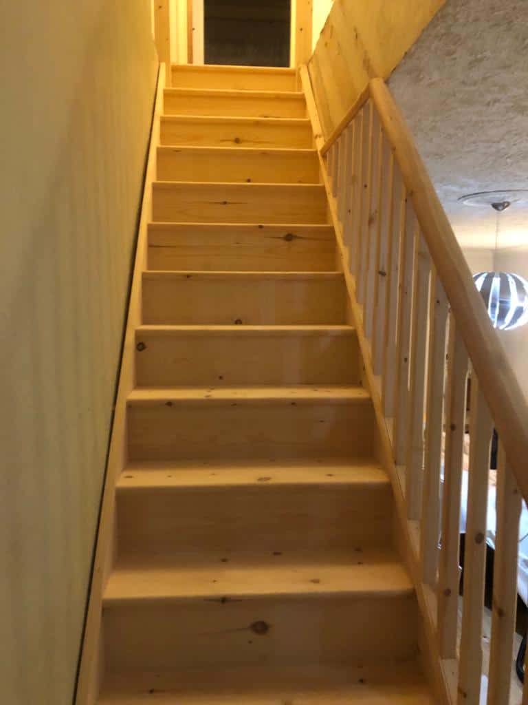 Softwood Straight Flight Staircase 3